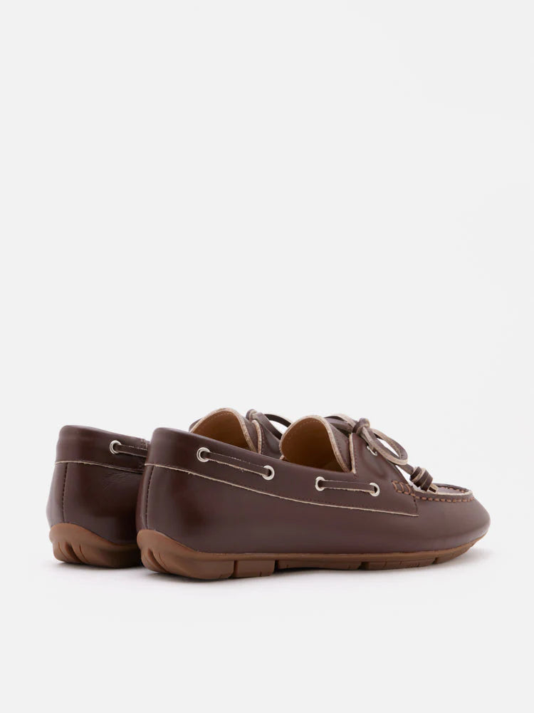 PAZZION, 608-1B LOAFERS FLAT, Brown
