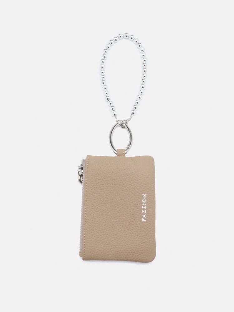 PAZZION, Cleo Mini Chained Pouch, Khaki