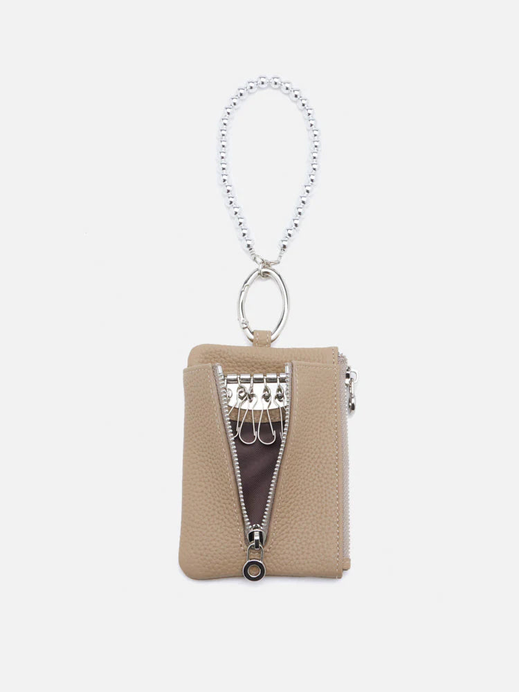 PAZZION, Cleo Mini Chained Pouch, Khaki