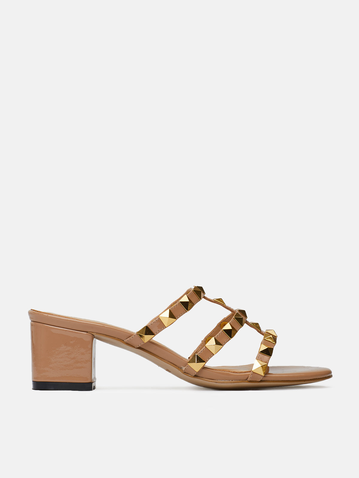 PAZZION, Dion Studded Slide Sandals,