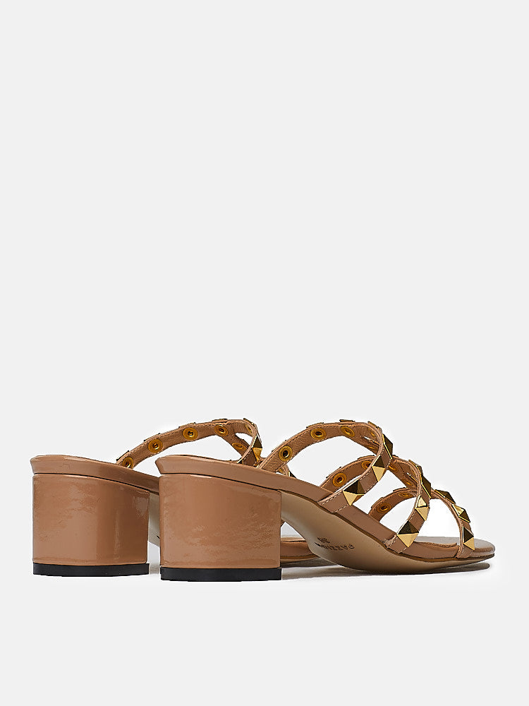 PAZZION, Dion Studded Slide Sandals,
