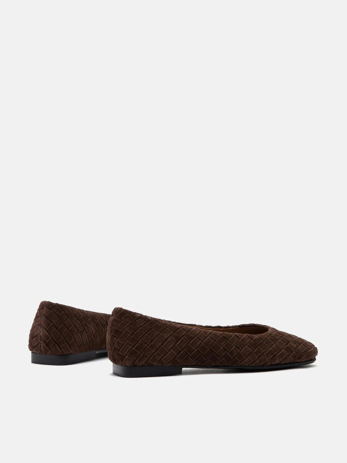 PAZZION, Imani Woven Flats, Darkbrown