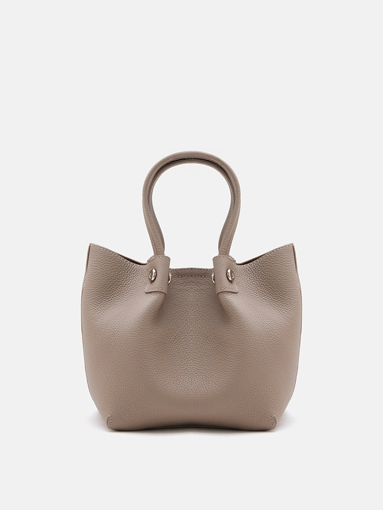 PAZZION, Jil Top Handle Bag, Grey