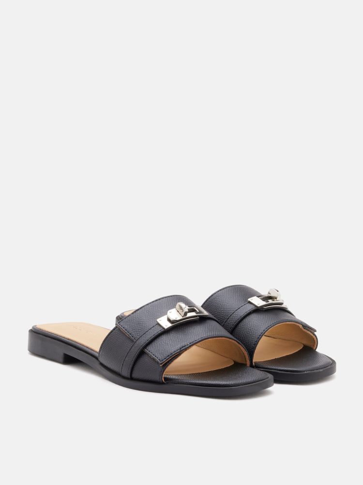 PAZZION, Lexley.O Twist Lock Accent Slides, Black