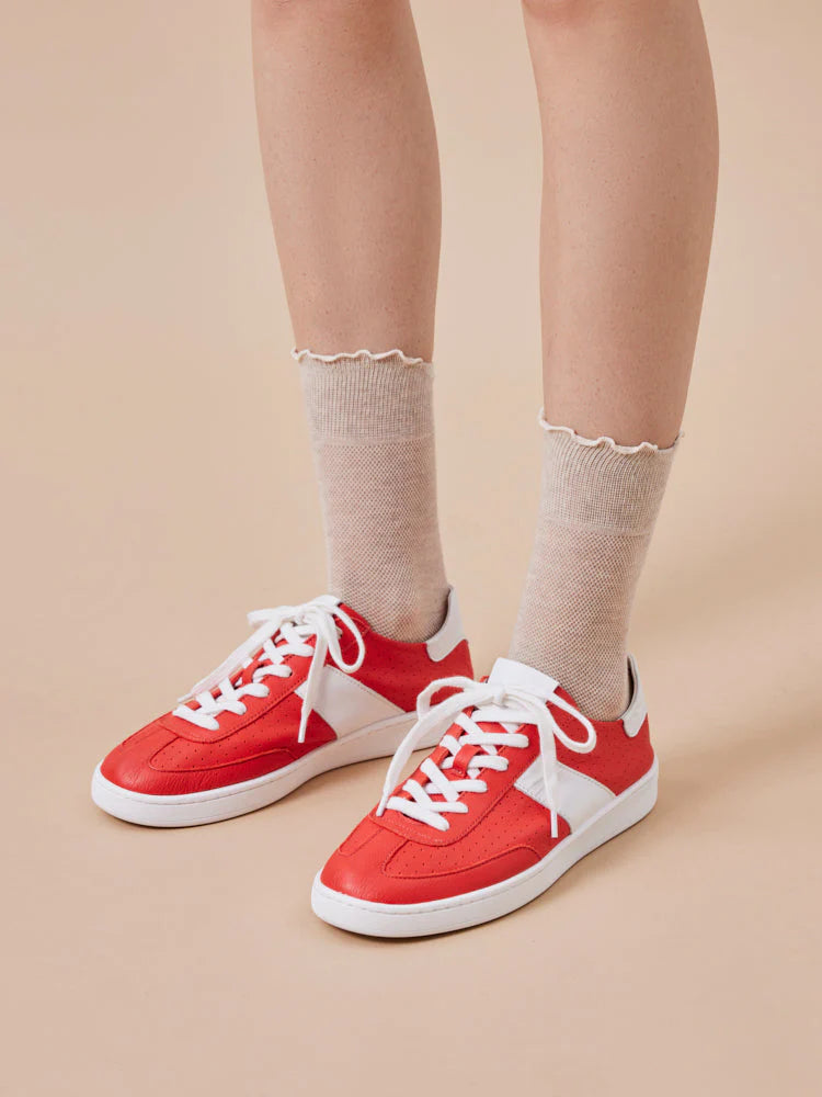 PAZZION, Nicole Everyday Sneakers, Red