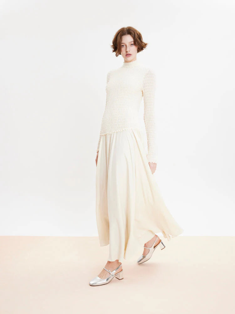 PAZZION, Vika Pearl Mary Jane Pumps, Silver