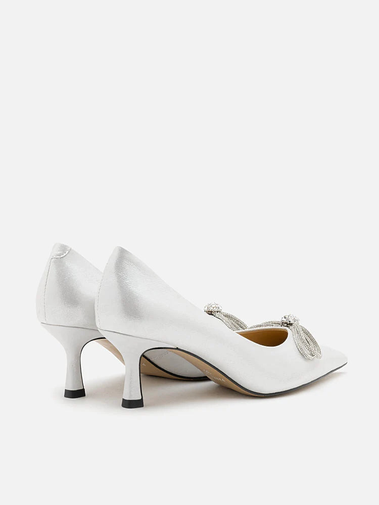 PAZZION, 0980-115 HIGH HEELS, Silver