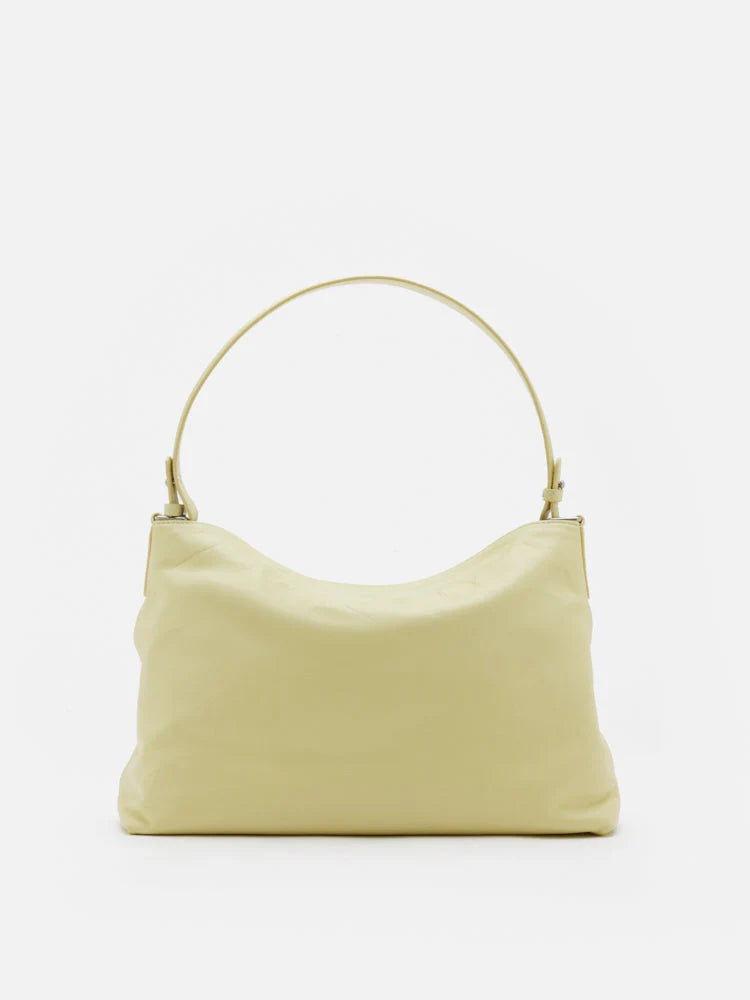 PAZZION, Amia Slouchy Shoulder Bag, Yellow