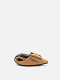 PAZZION, Amora Twin Bow Foldable Flats, Camel