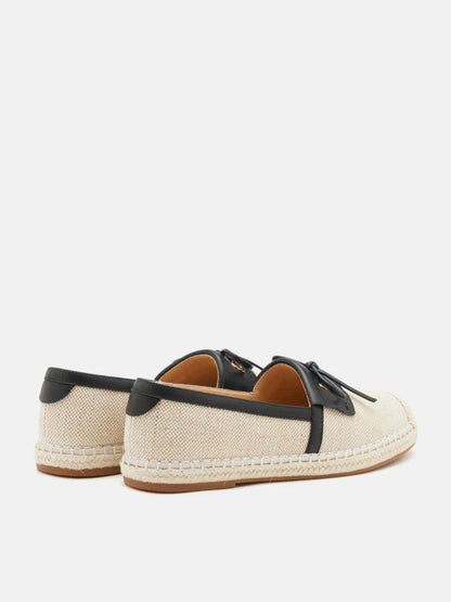 PAZZION, Avianna Bow Espadrilles, Black