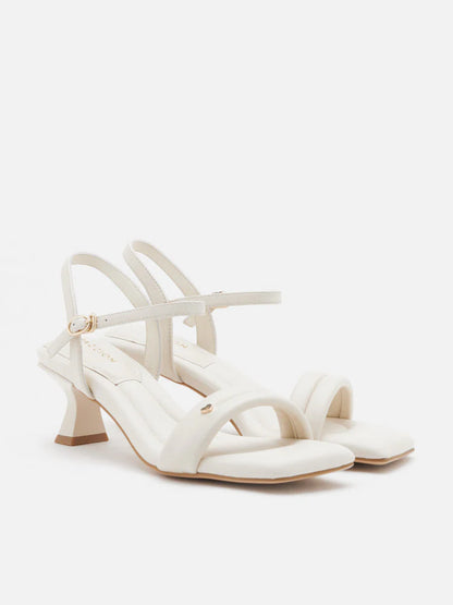 PAZZION, Bella Strappy Heels, Beige