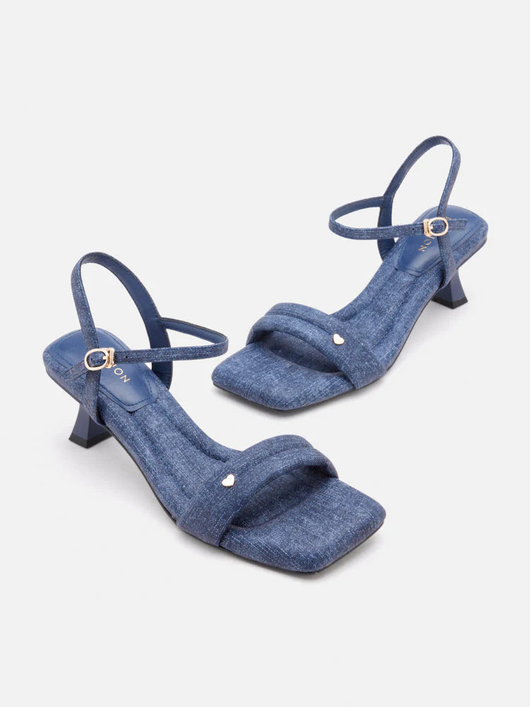 PAZZION, Bella Strappy Heels, Blue
