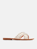 PAZZION, Beverly Casual Sandals, Beige
