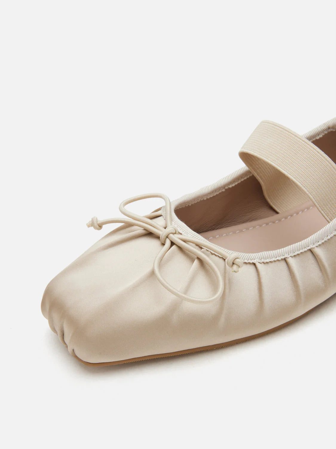 PAZZION, Brivelle Silk Mary Janes, Almond
