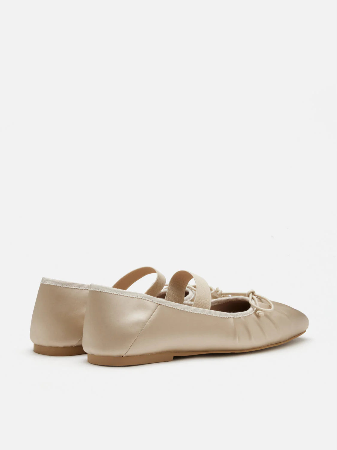 PAZZION, Brivelle Silk Mary Janes, Almond