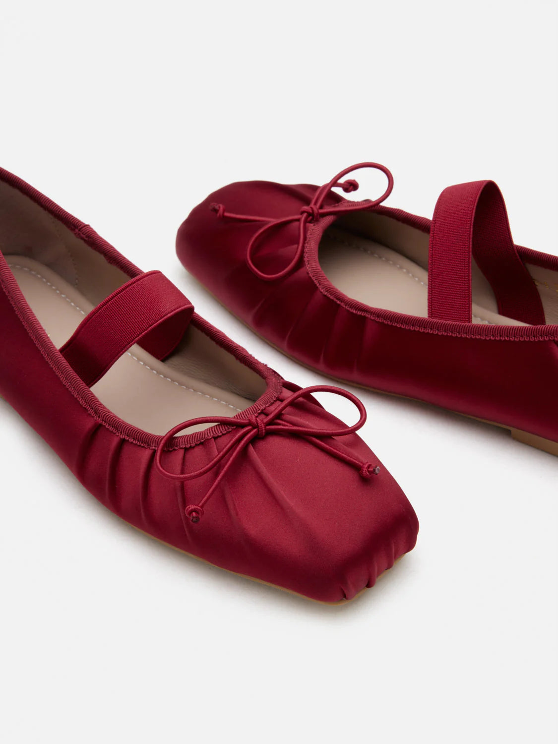 PAZZION, Brivelle Silk Mary Janes, Red