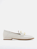 PAZZION, Cariad Loafer Flats, Beige
