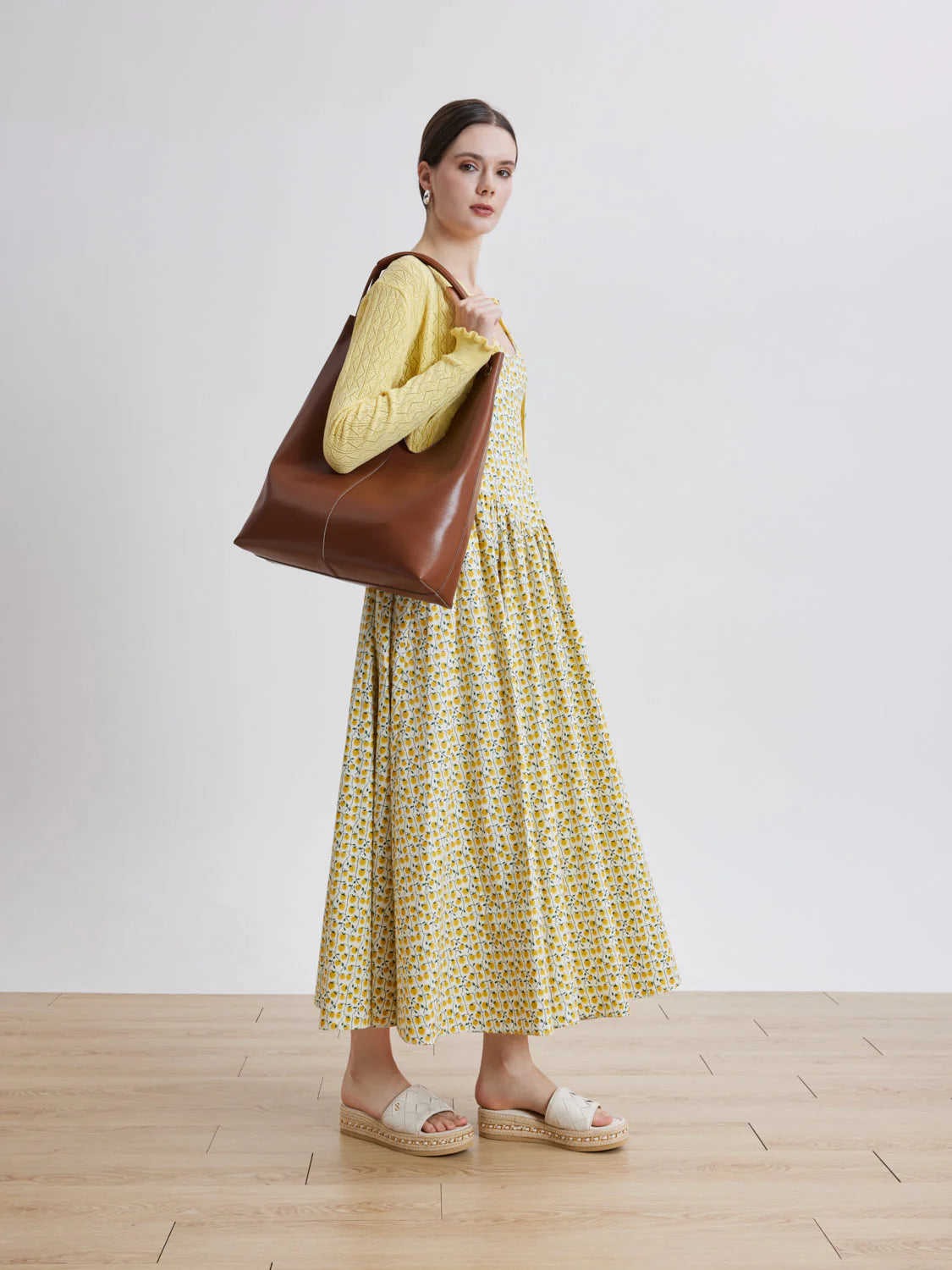 PAZZION, Clare Woven Slides, Beige