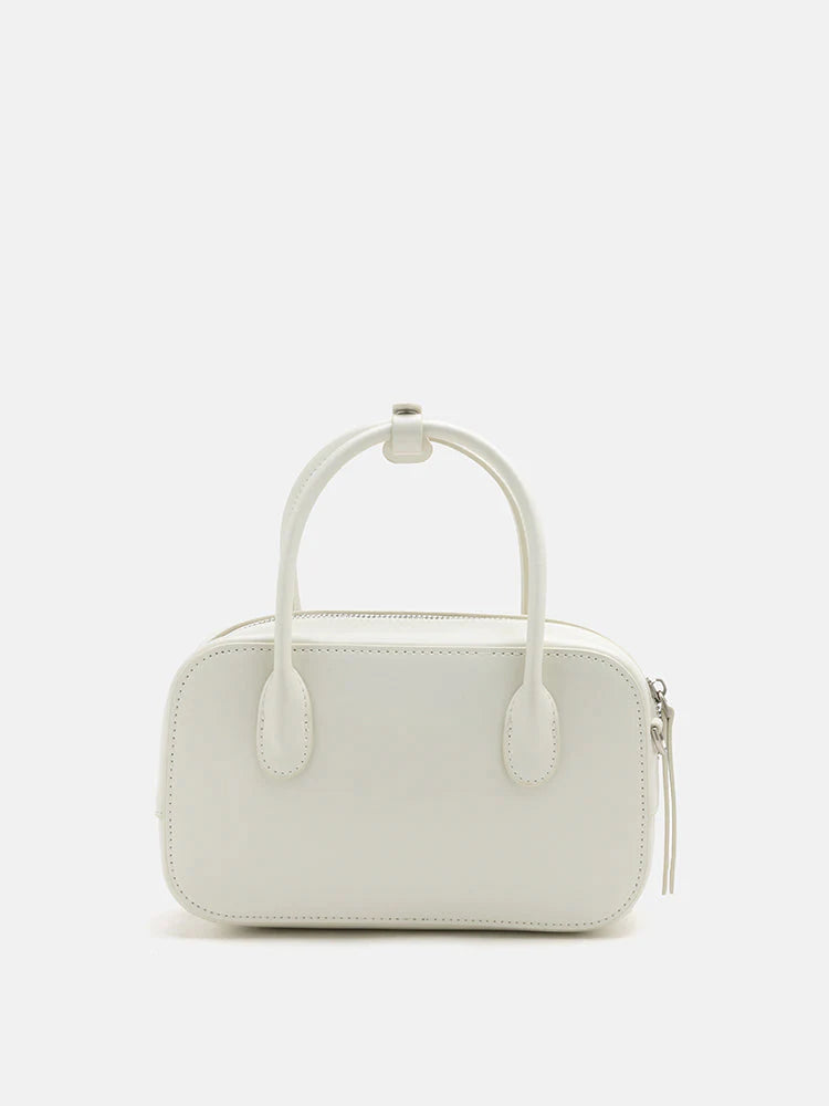 PAZZION, Claudette Bowling Bag, White