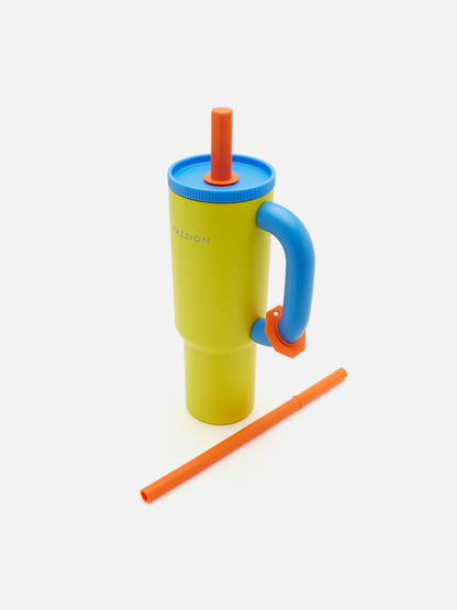 PAZZION, Cornelia Stainless Steel Thermal Cup, Yellow