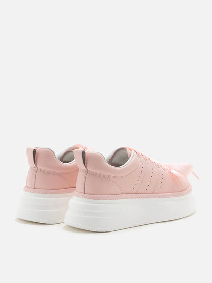 PAZZION, Dana Bow Tie Sneakers, Pink