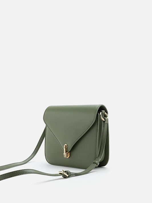 PAZZION, Elizabeth Leather Bag, Green