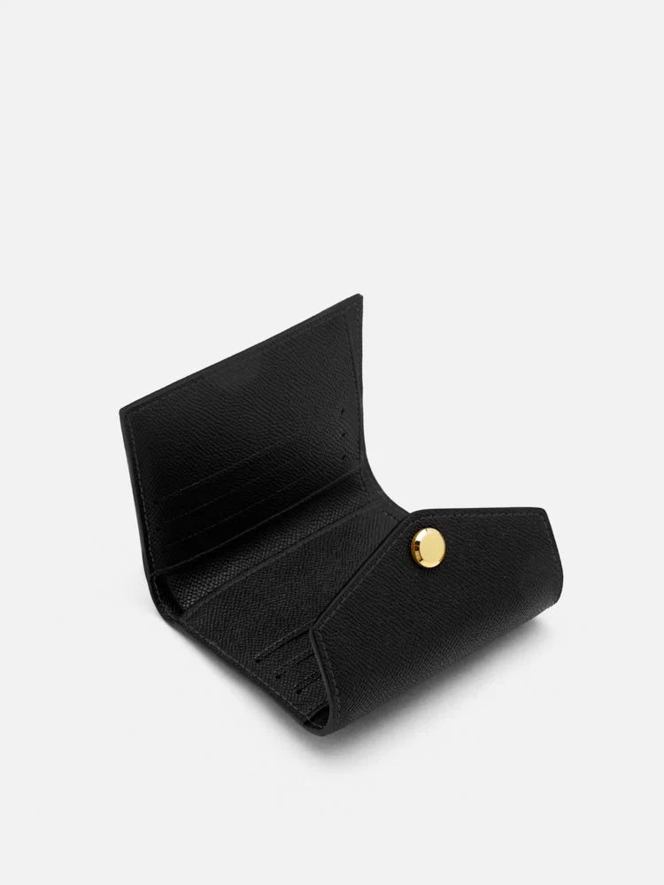 PAZZION, Elle Compact Wallet, Black