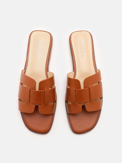 PAZZION, Elmira M.Ori Cage Slides, Brown