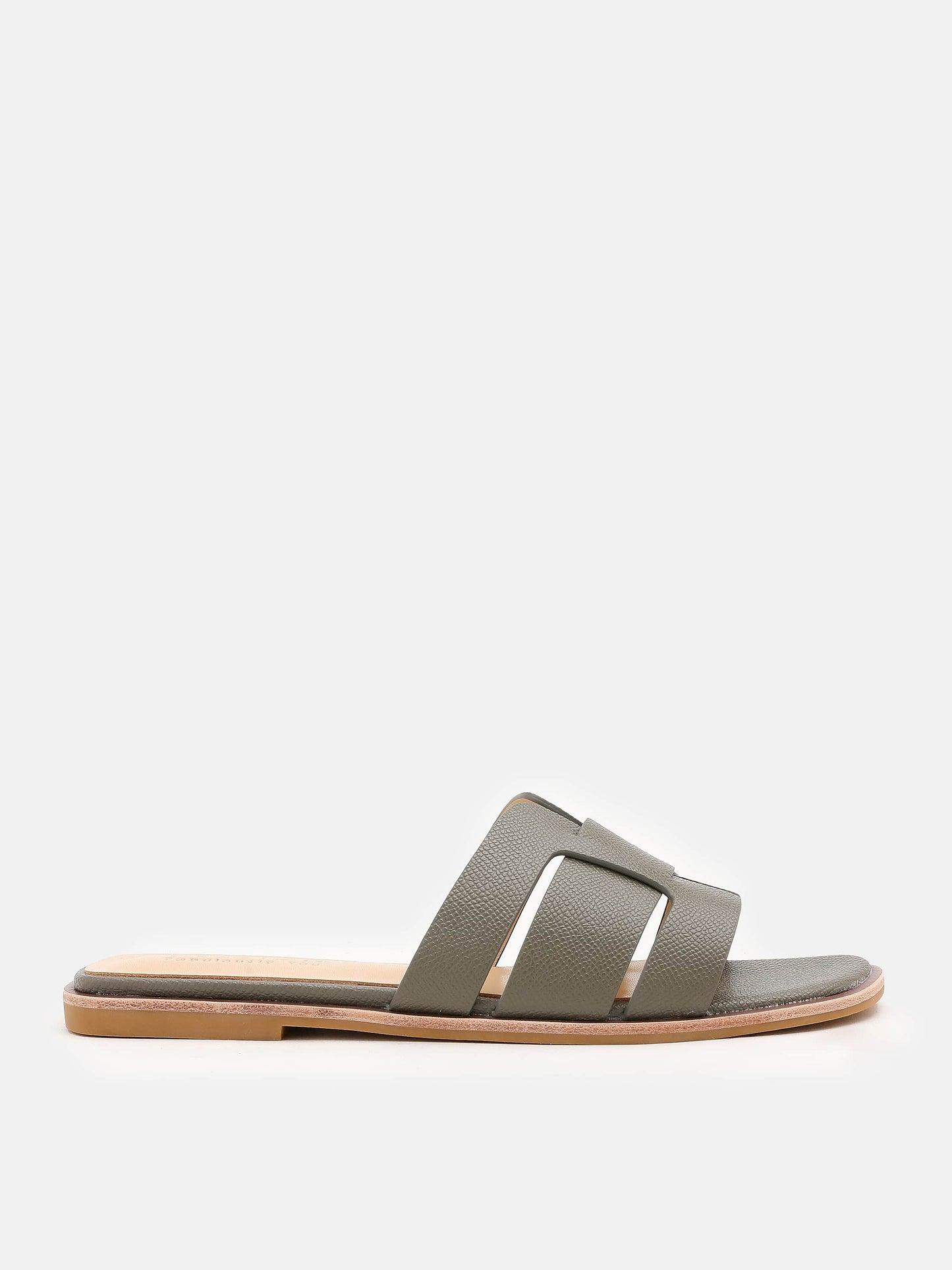 PAZZION, Elmira O.Ori Cage Slides, Khaki