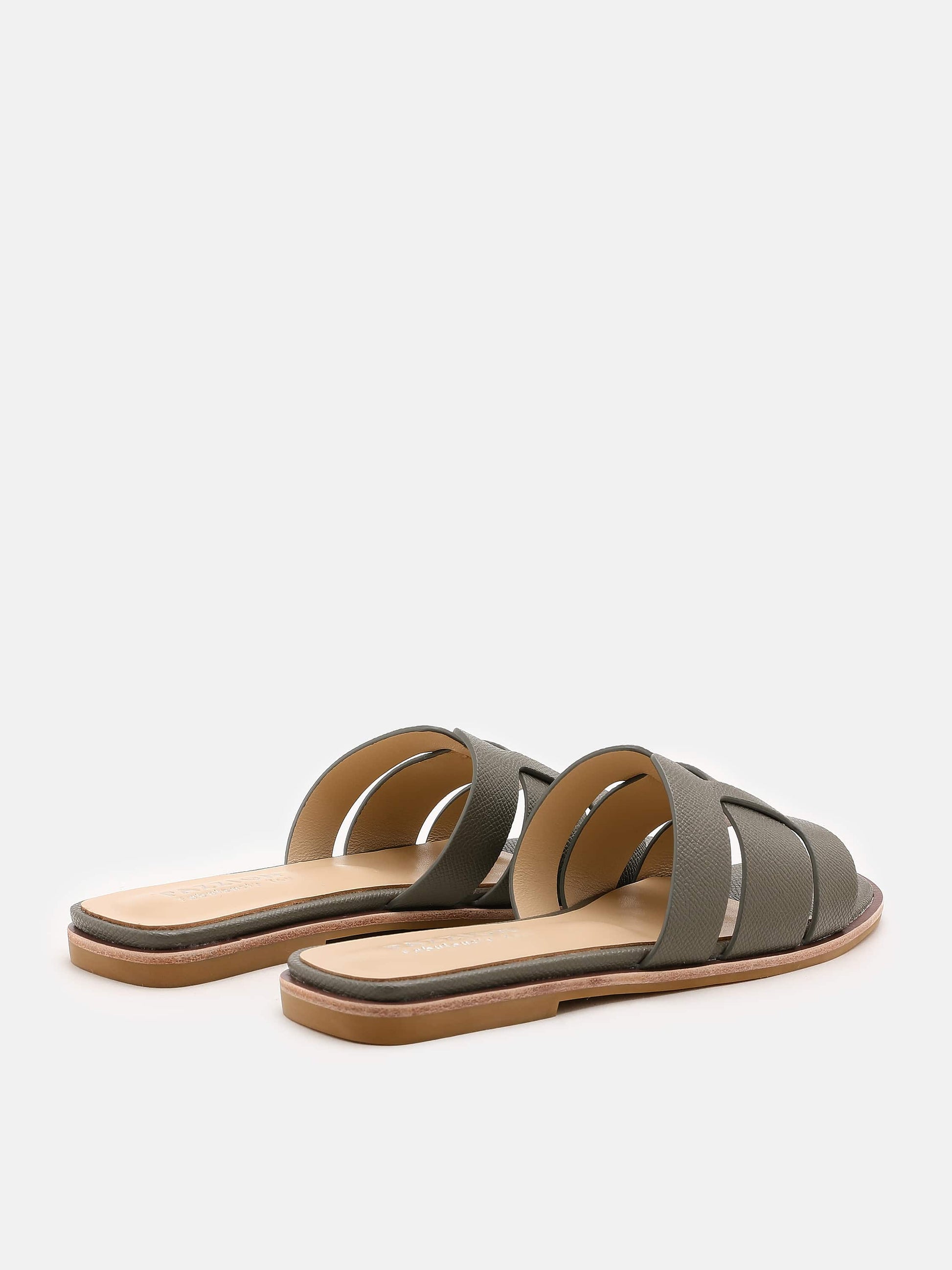 PAZZION, Elmira O.Ori Cage Slides, Khaki