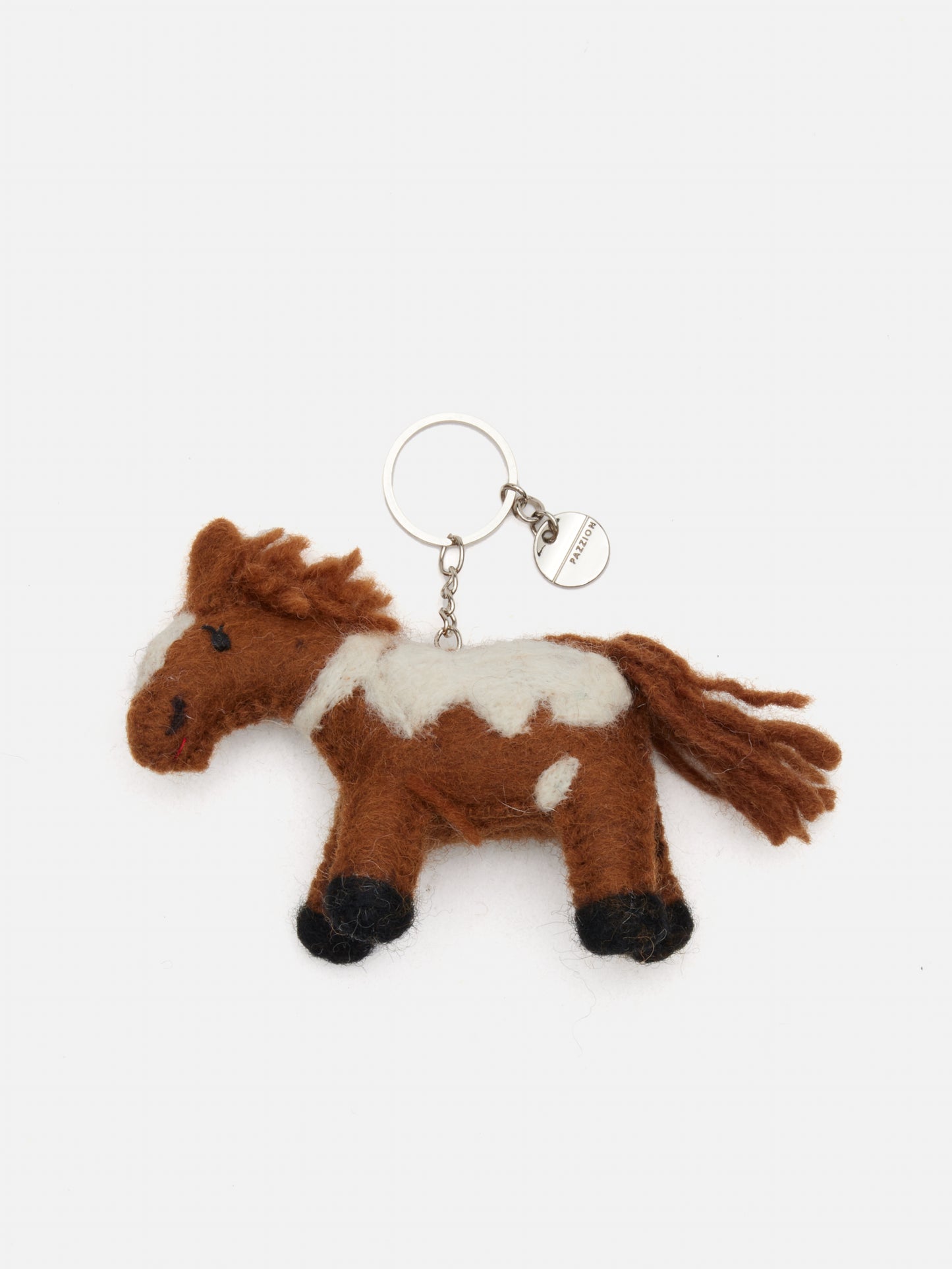 PAZZION, Fallon Hoof & Harmony Keychain, Brown