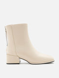 PAZZION, Fallon Leather Ankle Boots, Beige