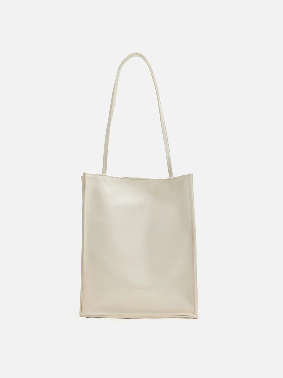 PAZZION, Fionarissa Leather Tote, Beige