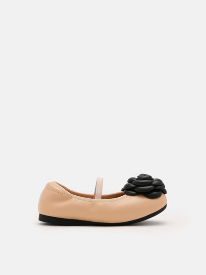 PAZZION, Floret Baby Ballerinas, Almond