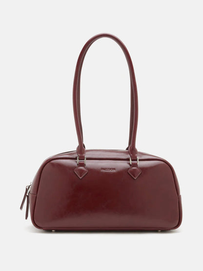 PAZZION, Joie Elongated Handle Shoulder Bag, Wine