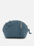 PAZZION, Kiki Feline Mini Crossbody Bag, Blue