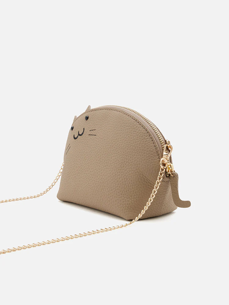 PAZZION, Kiki Feline Mini Crossbody Bag, Khaki