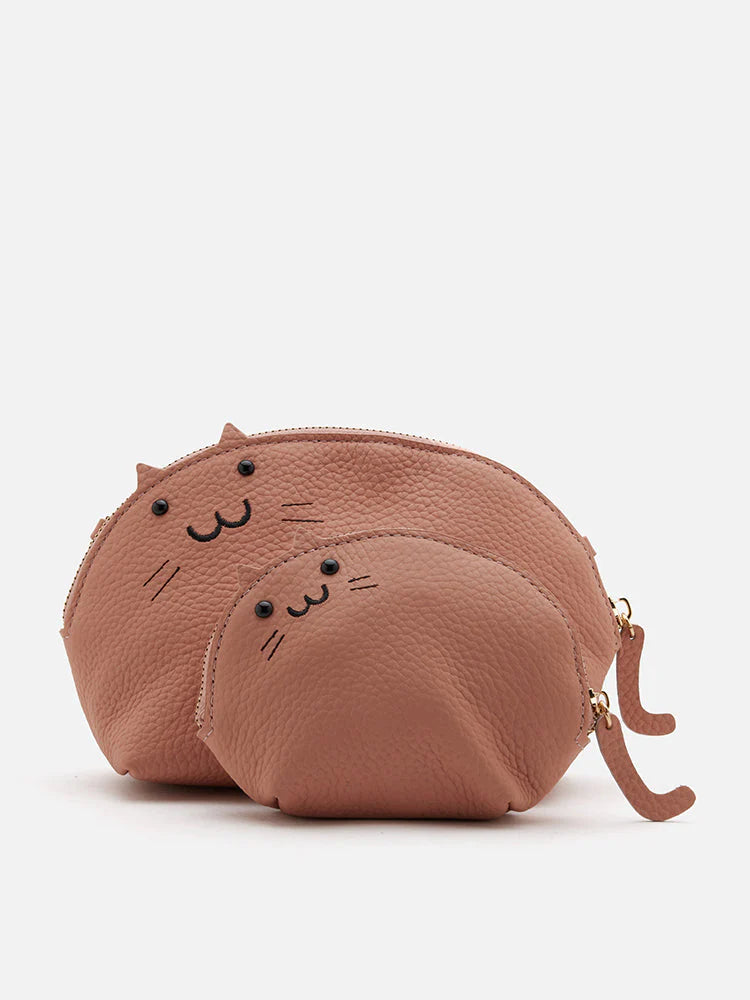 PAZZION, Kiki Feline Mini Crossbody Bag, Pink