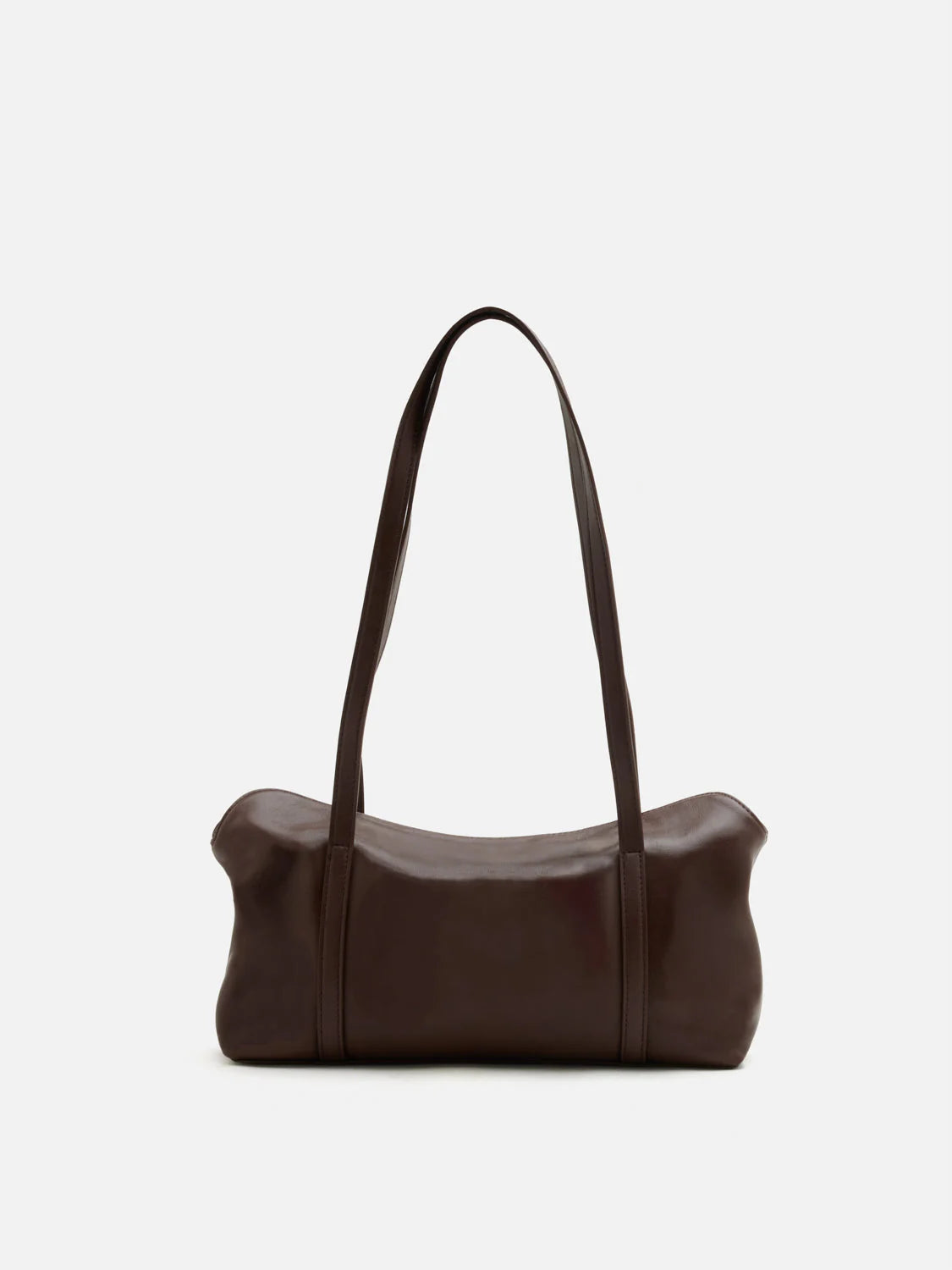 PAZZION, Kyravelle Leather Shoulder Bag, Darkbrown