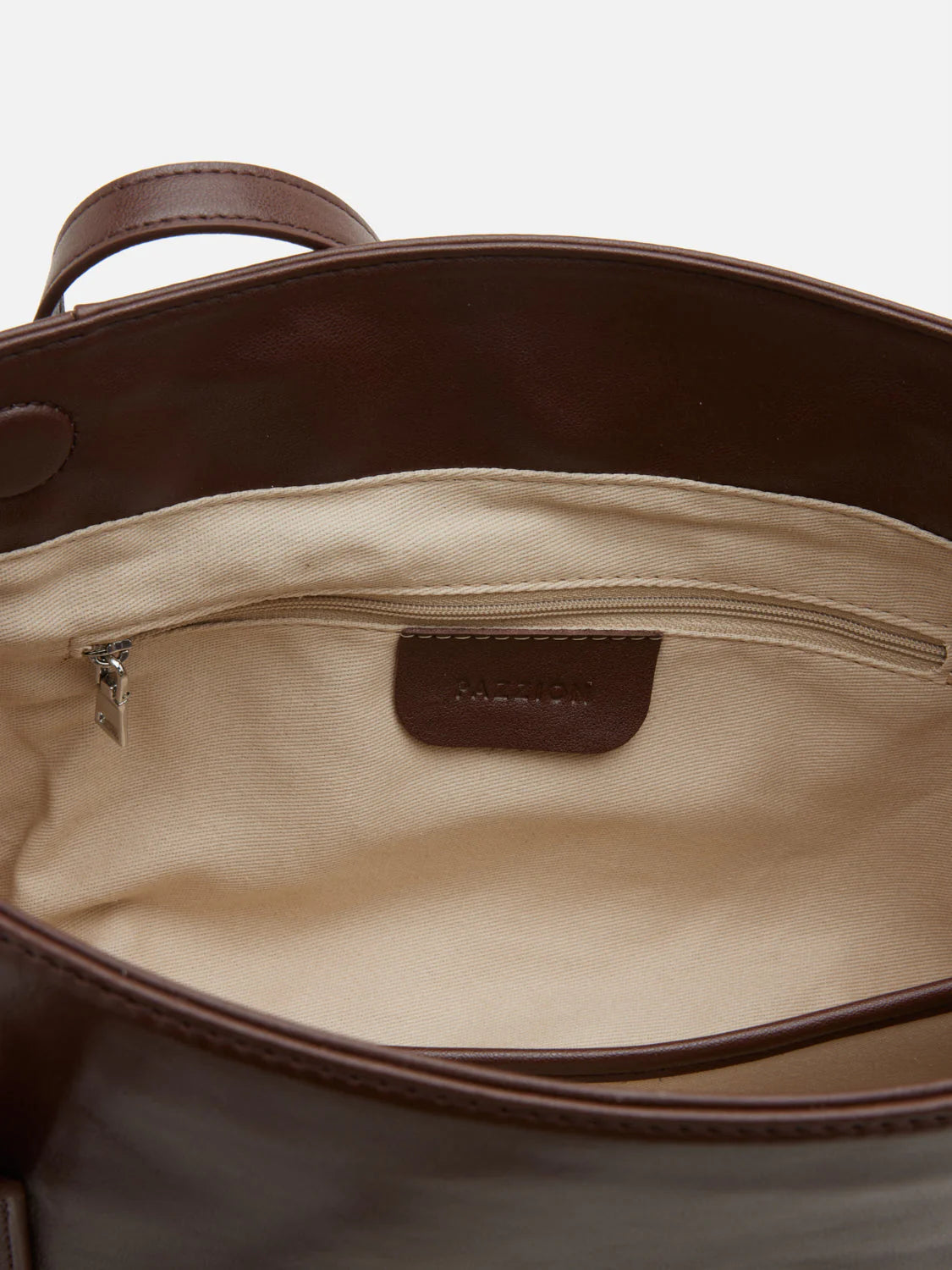 PAZZION, Kyravelle Leather Shoulder Bag, Darkbrown