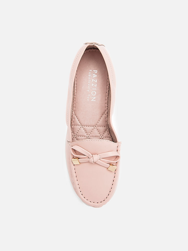 PAZZION, Lavinia Moccasins, Pink