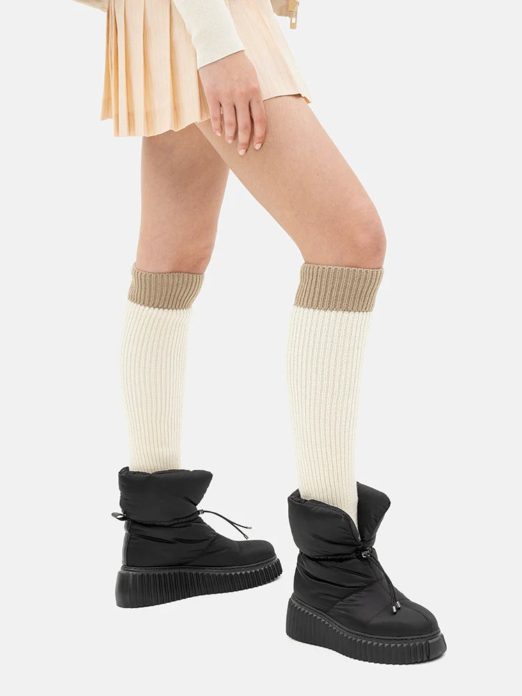 PAZZION, Leslie Puffer Down Boots, Black