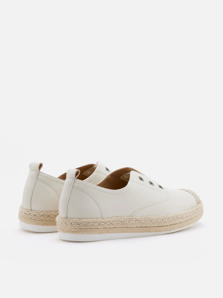 PAZZION, Liz Unlaced Slip-On Espadrilles, Beige