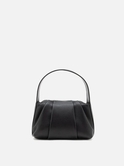 PAZZION, Lottie Pleated Bag, Black