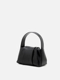 PAZZION, Lottie Pleated Bag, Black