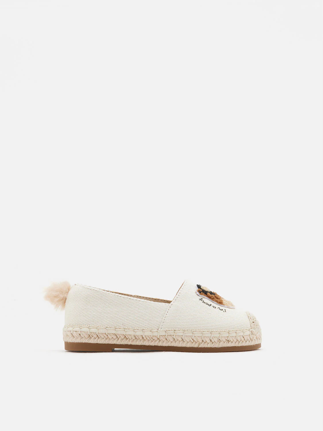 PAZZION, Mini Larisse Horse Motif Espadrilles, Beige