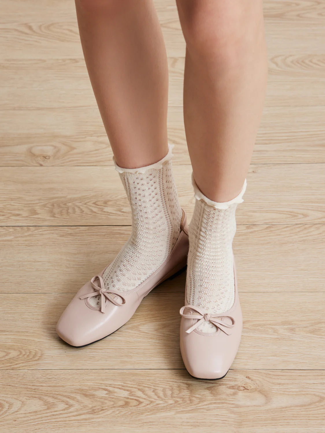 Nina 蝴蝶結芭蕾舞鞋