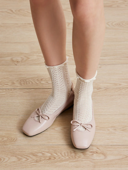 Nina 蝴蝶結芭蕾舞鞋