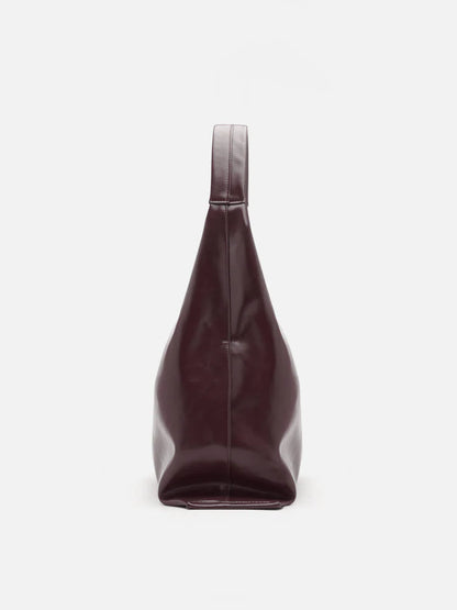 PAZZION, Ophelia Curved Shoulder Bag, Wine