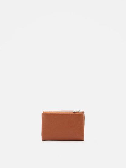 PAZZION, Paula Mini Leather Pouch, Brown